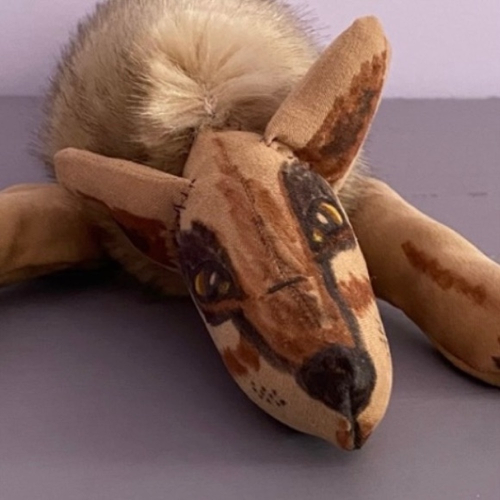 HANDMADE Custom COYOTE 19” Plush COLLECTIBLE